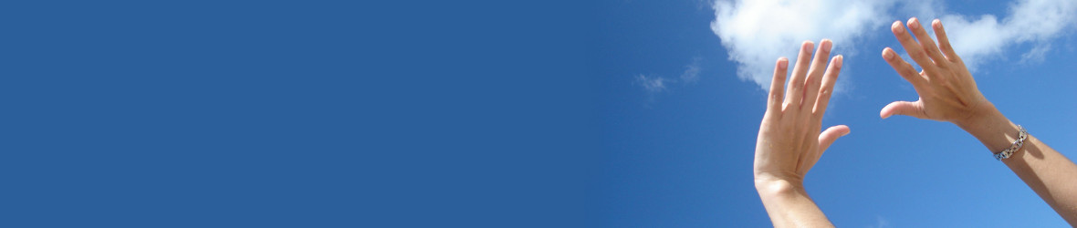 turtlelodgehealing.co.uk image: someone holding hands up to the sky